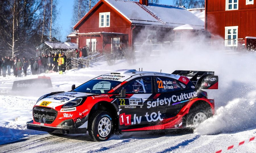 Zviedrijas WRC treniņos Seskam 9. vieta