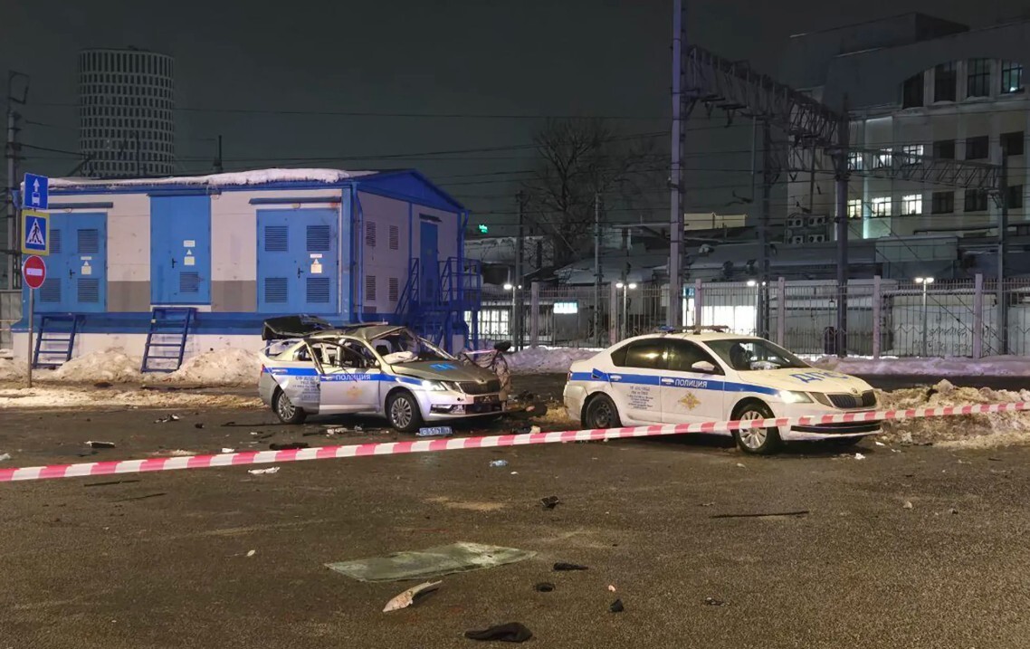 Video: Maskavā sarīkotā sprādzienā nogalināti policists un spridzinātājs