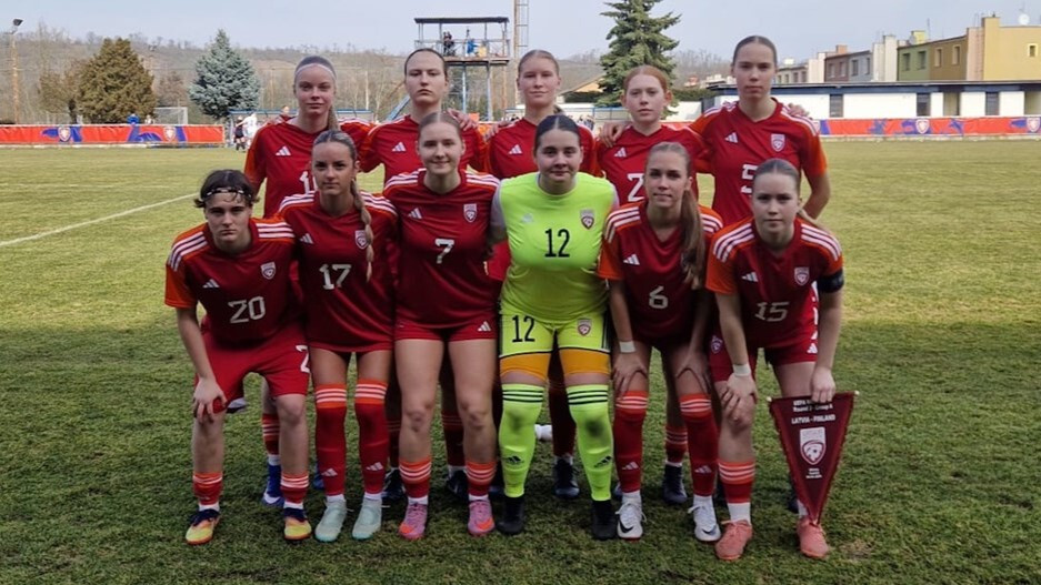 Latvijas U-17 sieviešu izlase A līgas debijā piedzīvo sagrāvi pret Somiju