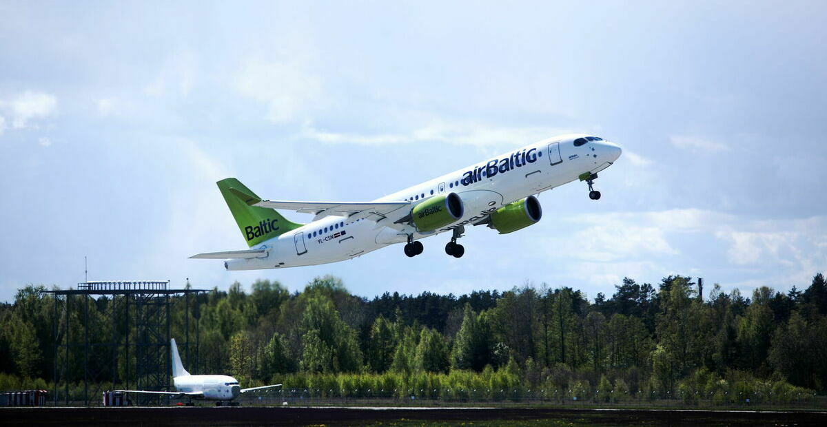 “airBaltic” pērn zaudējusi vienu “Airbus A220-300” lidmašīnu