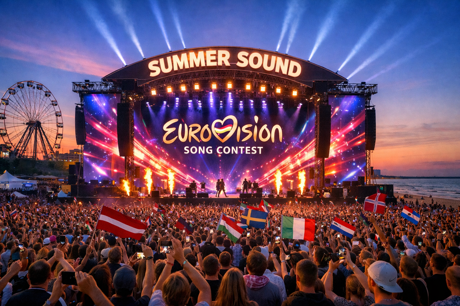 Nākamgad festivālā “Summer Sound” iekļaus “Eirovīzijas” dziesmu konkursu