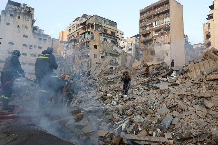 Izraēlas triecienos Beirūtas centrā nogalināti vismaz 12 cilvēki