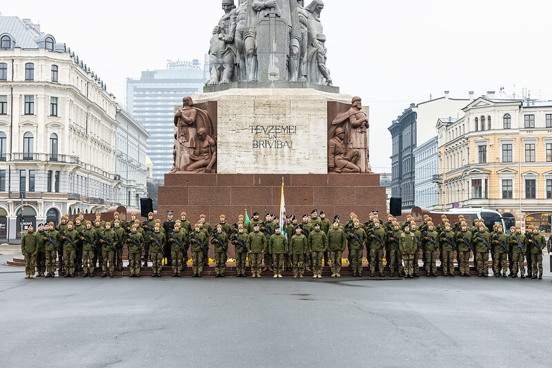Rīgā un Lielvārdē karavīra zvērestu dos valsts aizsardzības dienesta un profesionālā dienesta karavīri