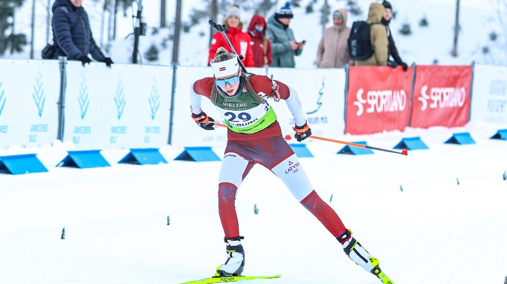 Djatkovičai 20. vieta pasaules jauniešu čempionātā biatlonā sprinta distancē
