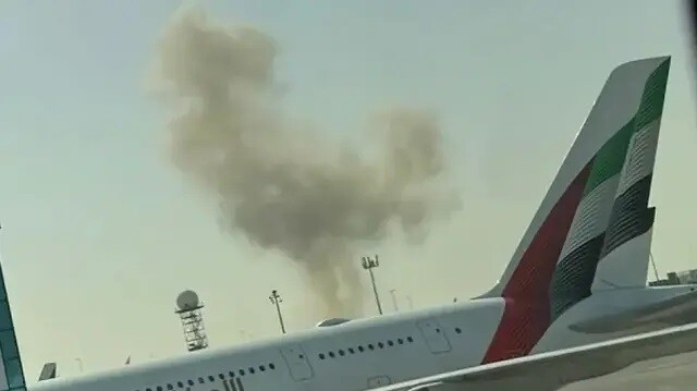 Pie Dubaijas lidostas nogāzušies divi droni