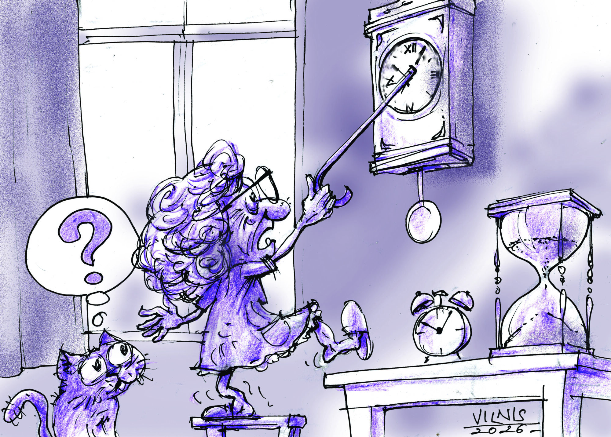 Karikatūra: Jāgriež!