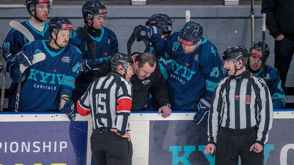 Kijivas “Capitals” komanda OHL pusfināla mačā pamet laukumu