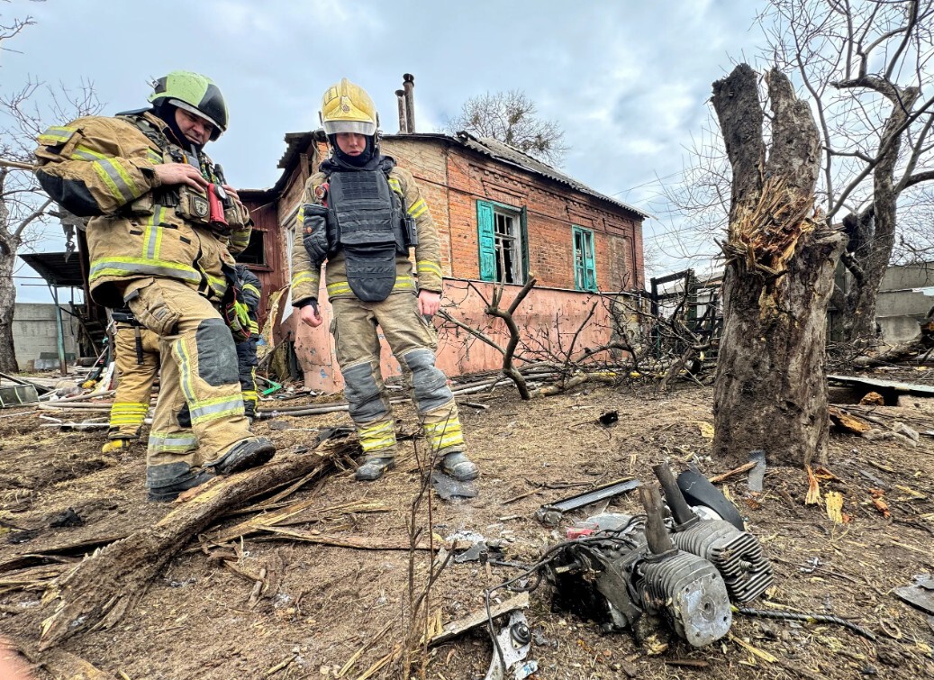 Krievija uzbrukusi Ukrainai ar 153 droniem