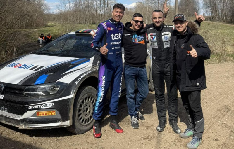 Lietuvietis iegādājas jaunu rallija auto, testos palīdz Sesks