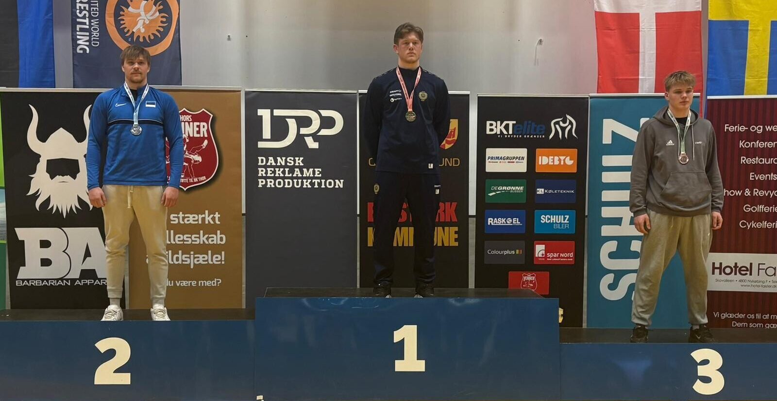 Liepājas cīkstoņiem godalgotas vietas Ziemeļvalstu čempionātā