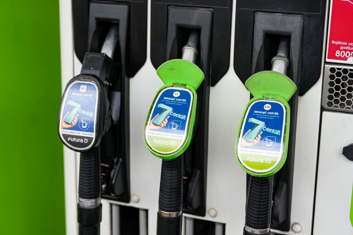 Latvijā realizētās degvielas apmērs divos mēnešos audzis par 11,1%