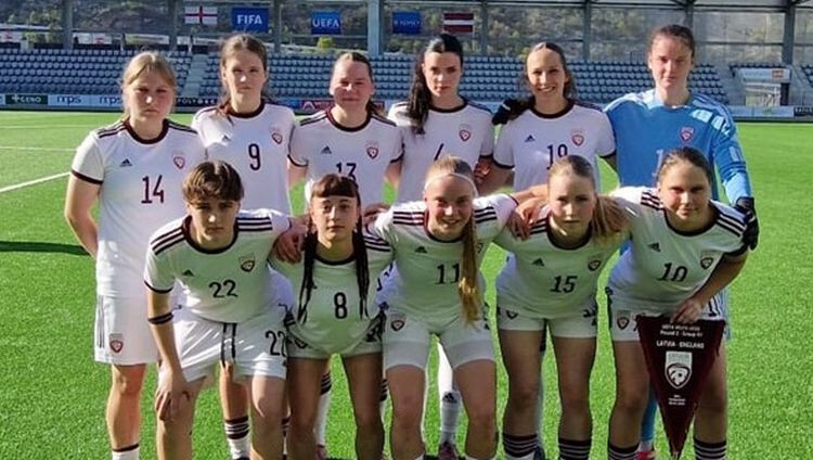 Latvijas U-19 futbolistes EČ kvalifikācijas A līgā piedzīvo trešo zaudējumu