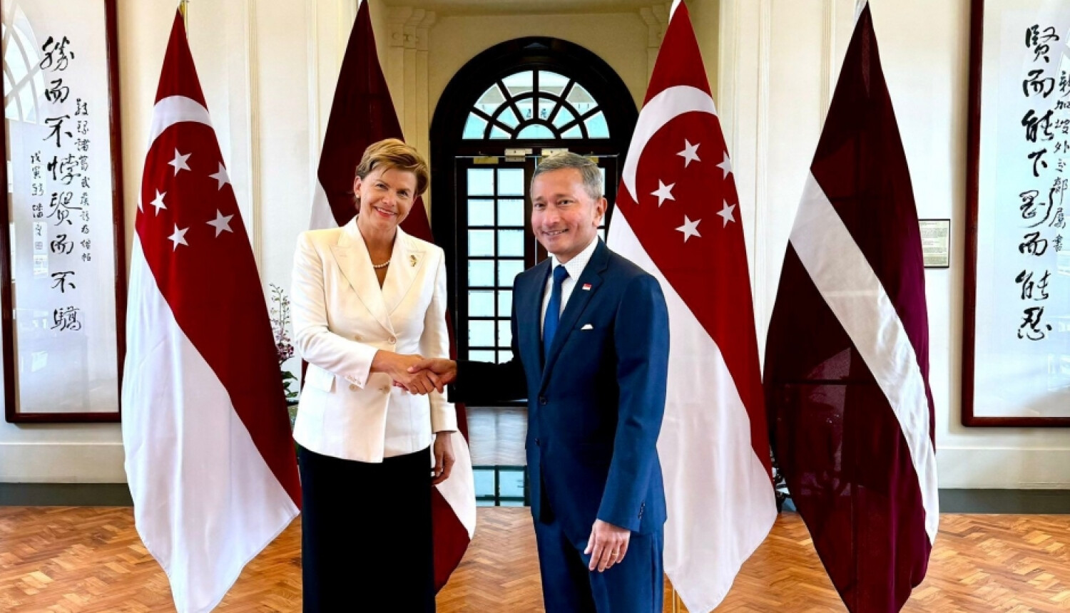 Singapūras ārlietu ministrs: Ņemot vērā globālos notikumus, īpaši svarīgi stiprināt Latvijai un Singapūras sadarbību