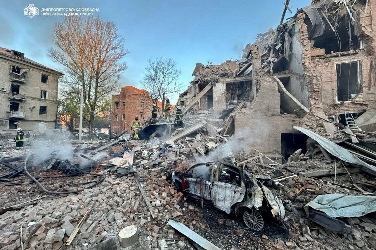 Krievijas uzbrukumā Dņipro astoņi nogalinātie