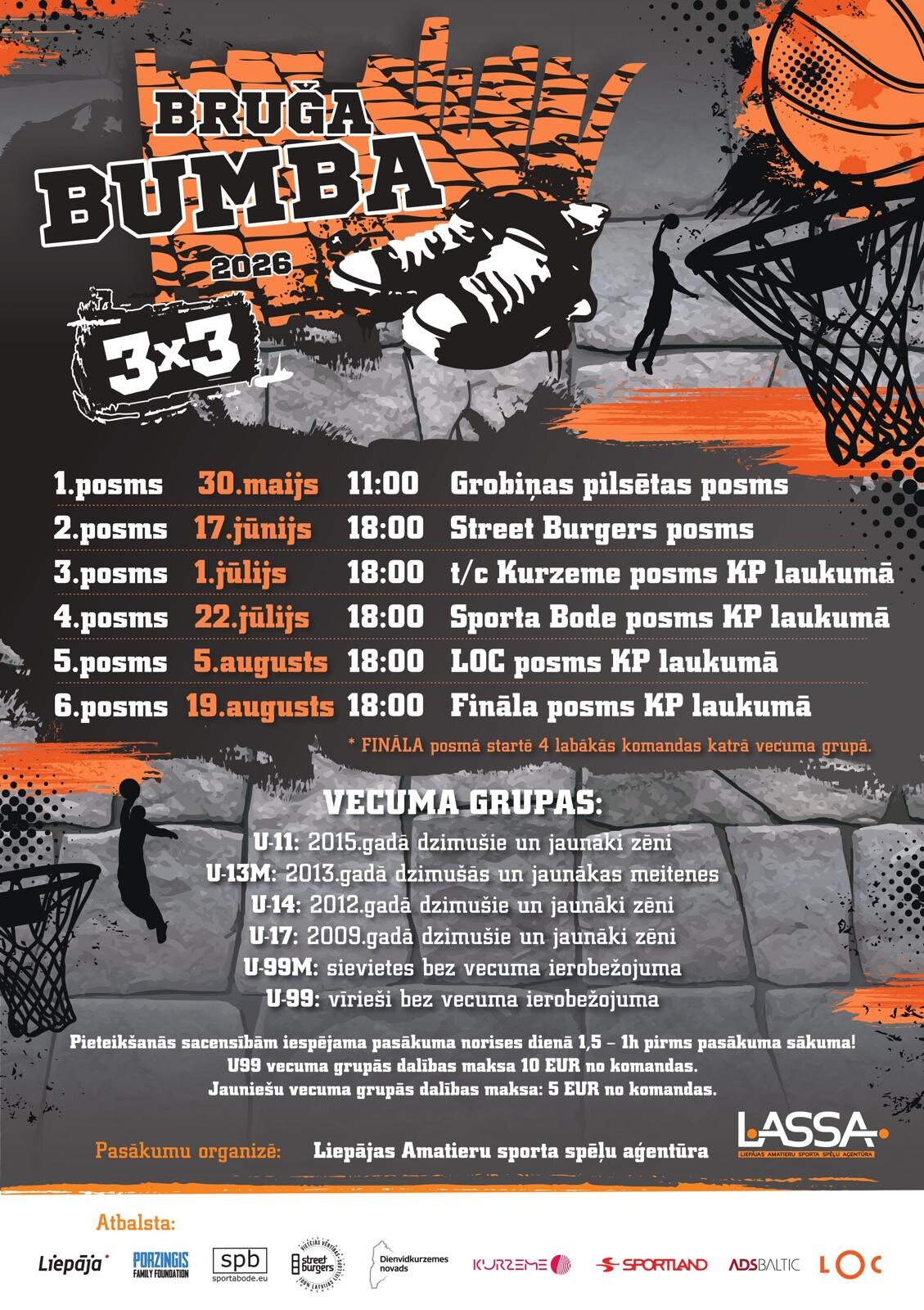 Maijā startēs “Bruģa bumba 2026”