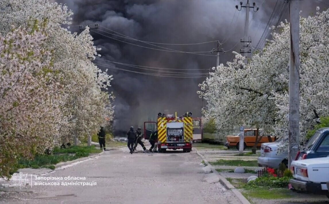 Krievu triecienā Zaporižjas apgabalā nogalināts viens cilvēks