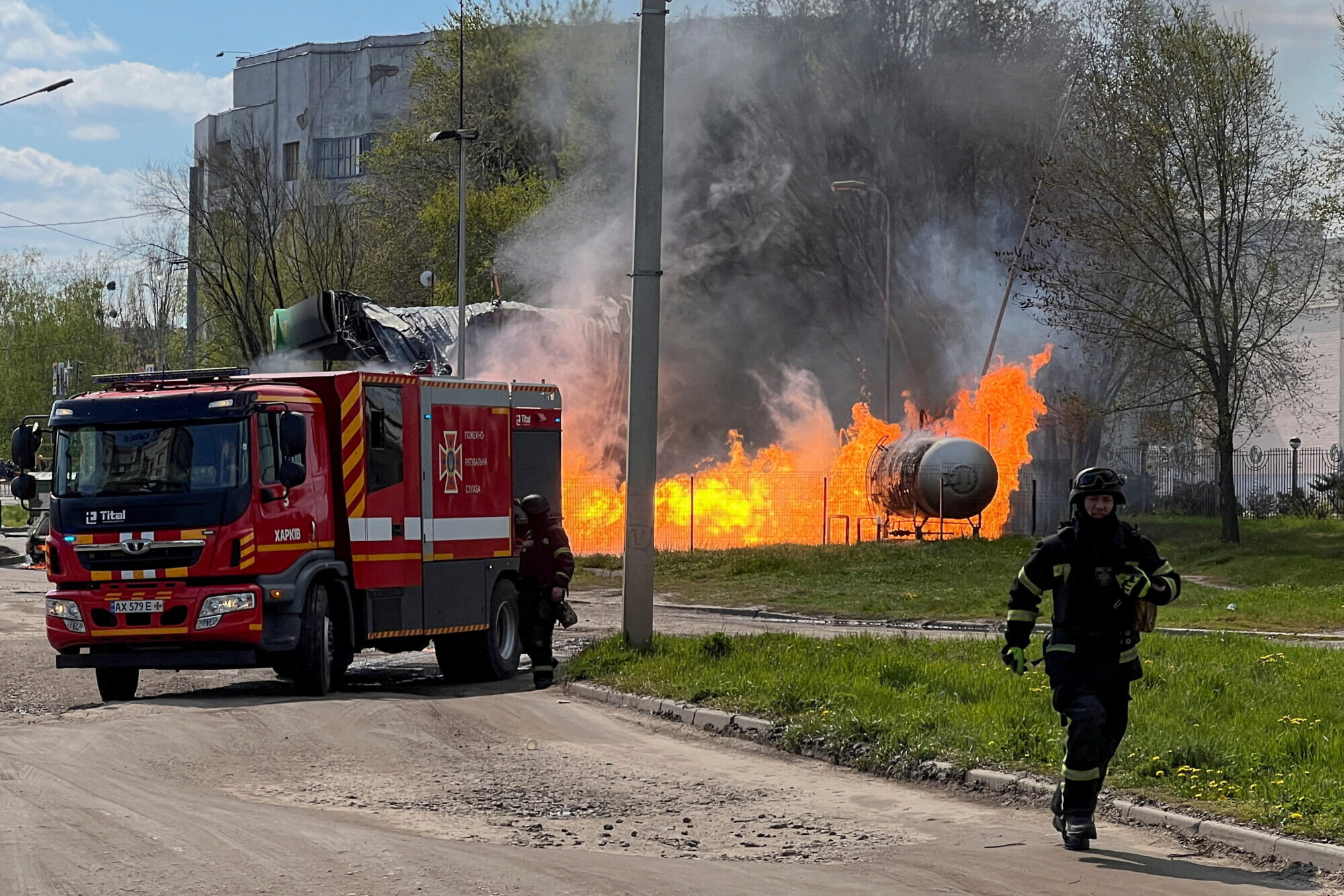 Harkivā masīvā dronu triecienā seši cietušie