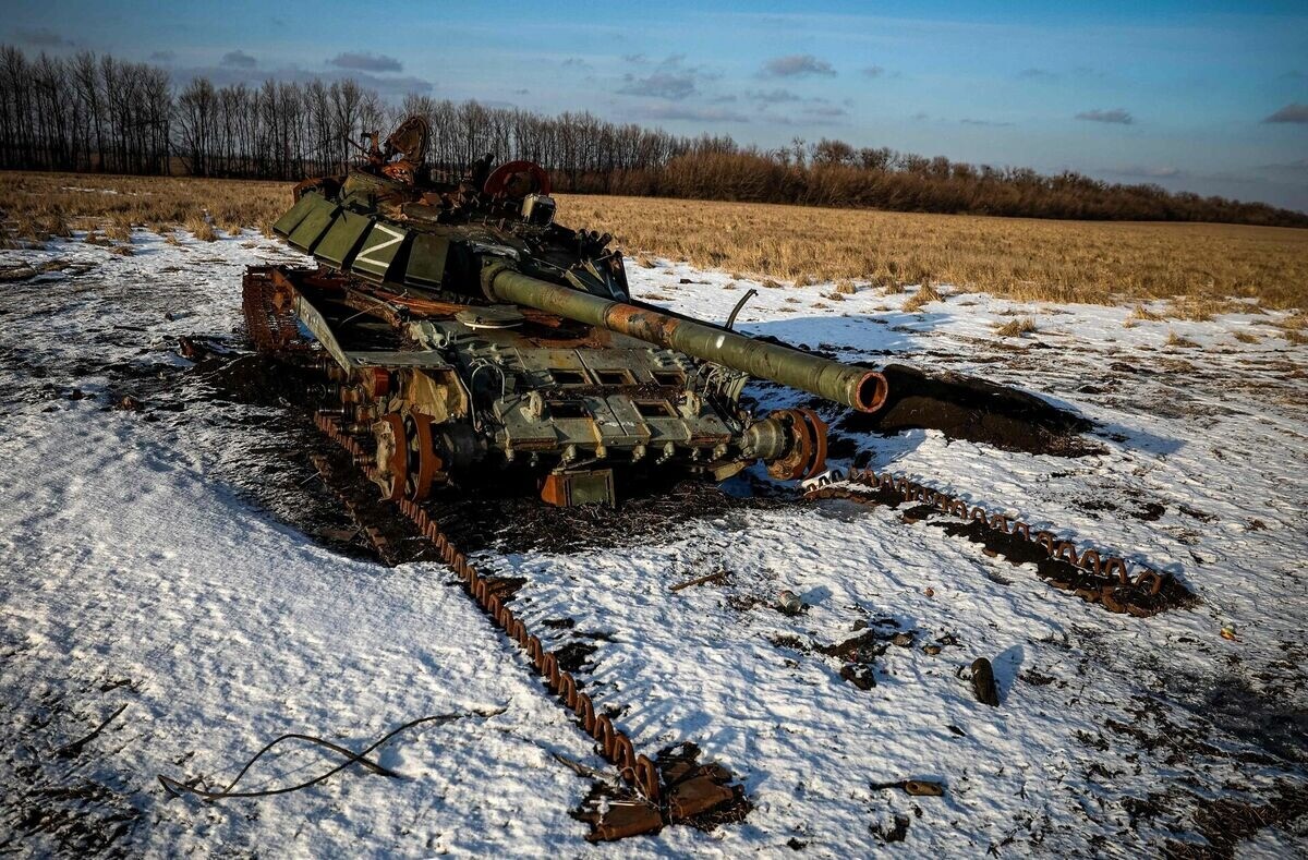 Ukrainas triecienos iznīcināta krievu kara tehnika