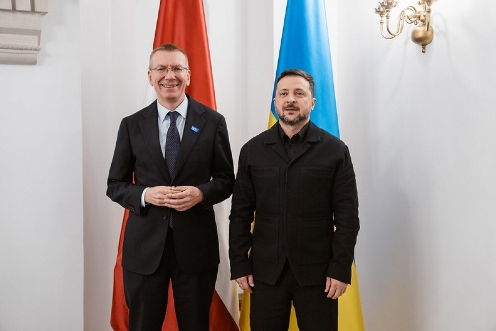 Valsts prezidents: Latvijai un Ukrainai jāpadziļina sadarbība aizsardzības jomā
