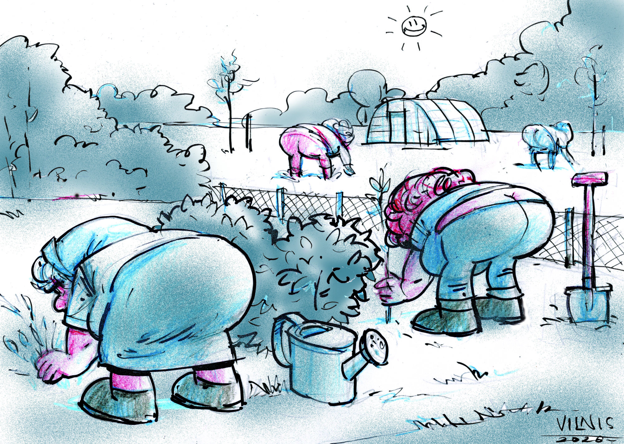 Karikatūra: Stādnācija