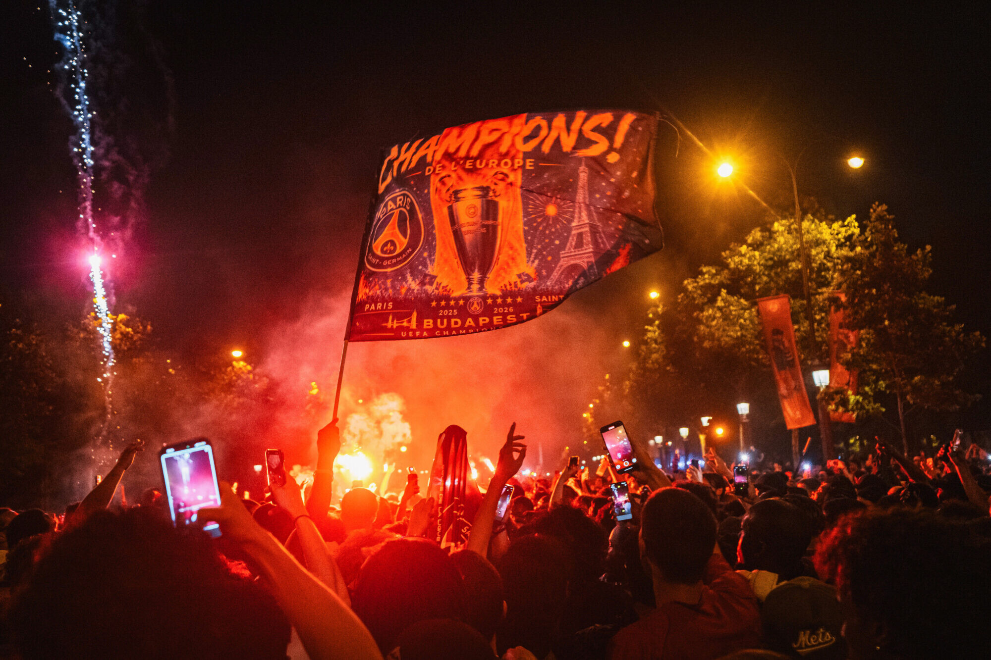 Francijā nekārtībās pēc PSG triumfa Čempionu līgā aizturēti gandrīz 900 cilvēku