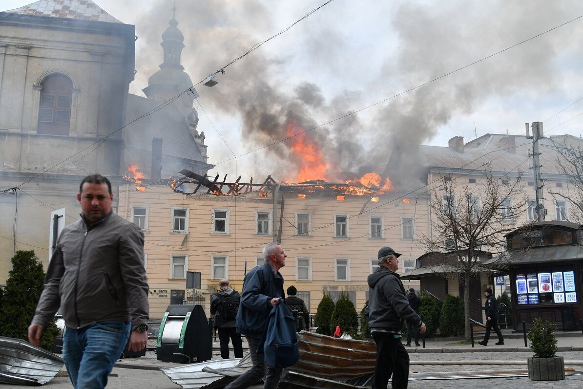 Krievija uzbrukusi Ukrainai ar 129 droniem