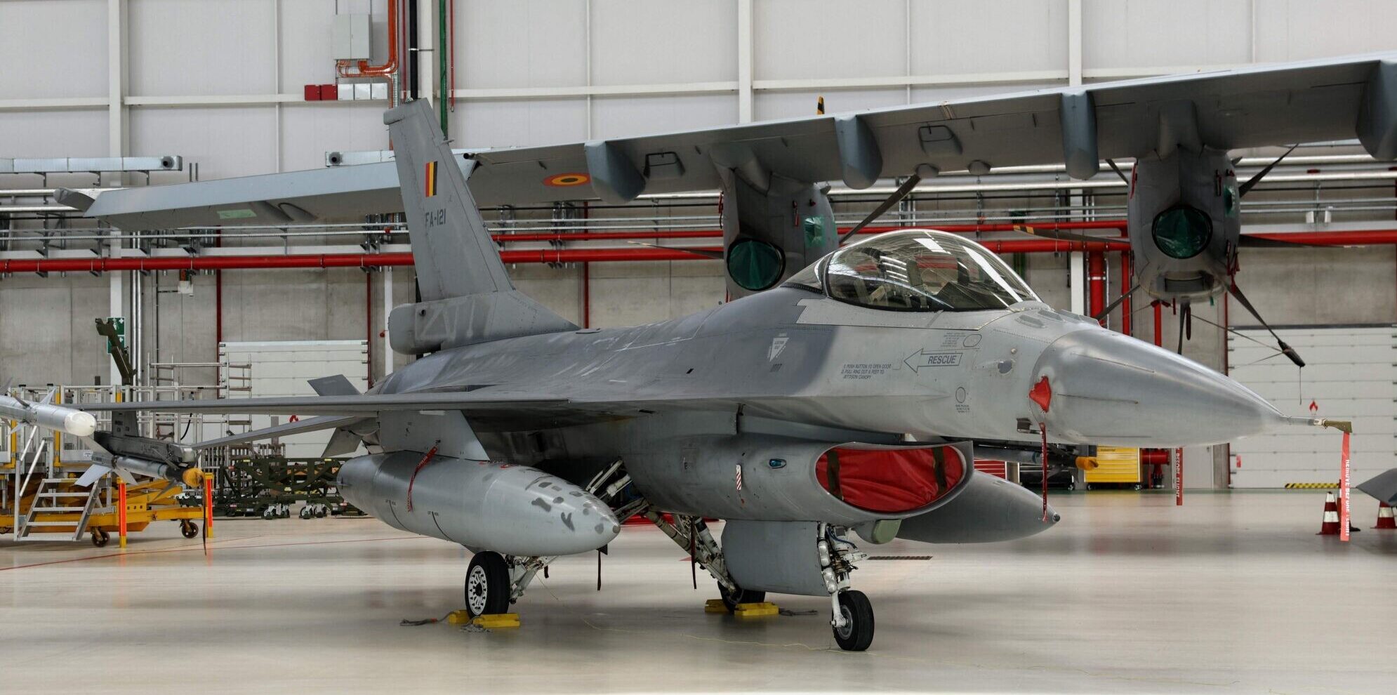 Beļģija nodos Ukrainai septiņus iznīcinātājus F-16