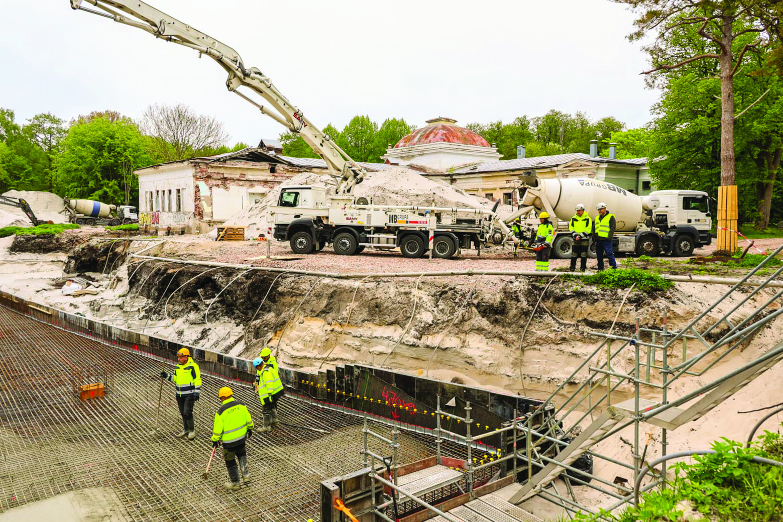 Iemūrēts Liepājas Veselības veicināšanas centra un spa viesnīcas pamatakmens