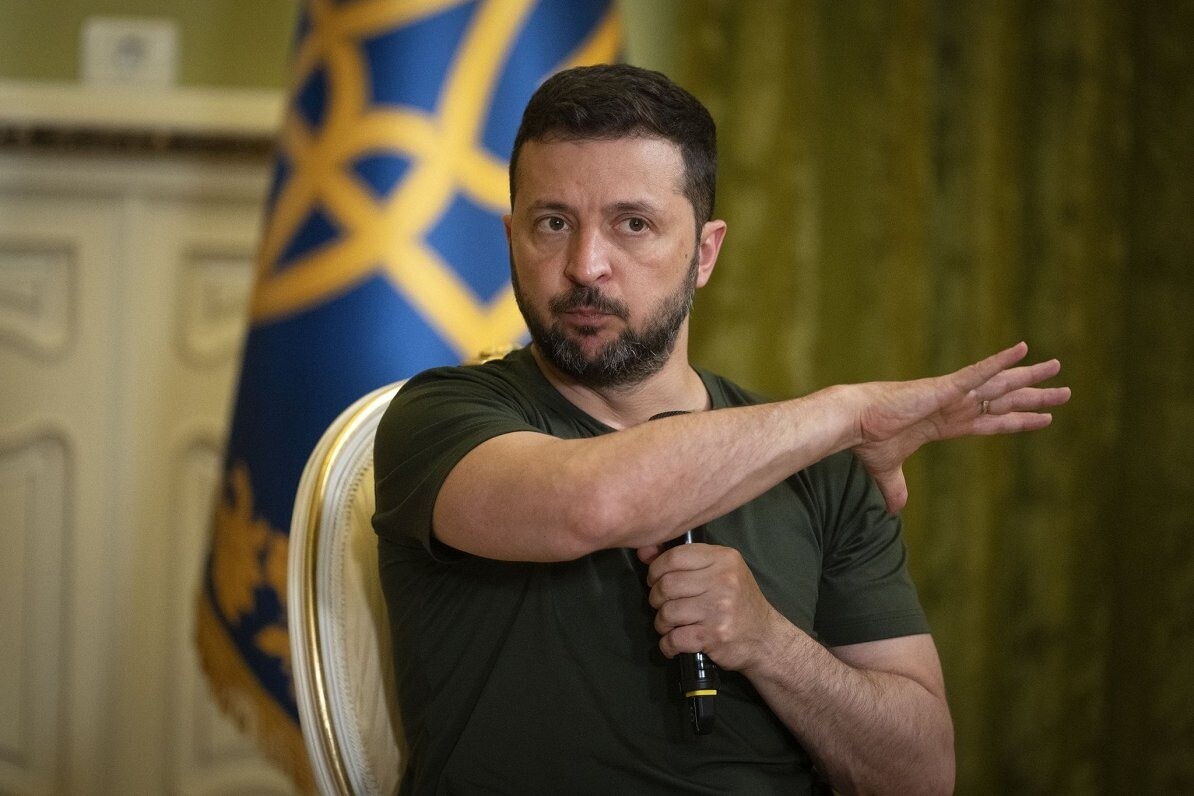Zelenskis: Krievija septiņu dienu laikā uz Ukrainu raidījusi gandrīz 2000 trieciendronu