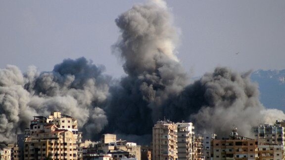 Izraēla uzbrūk “Hizbollah” objektiem Beirūtas dienvidu priekšpilsētās