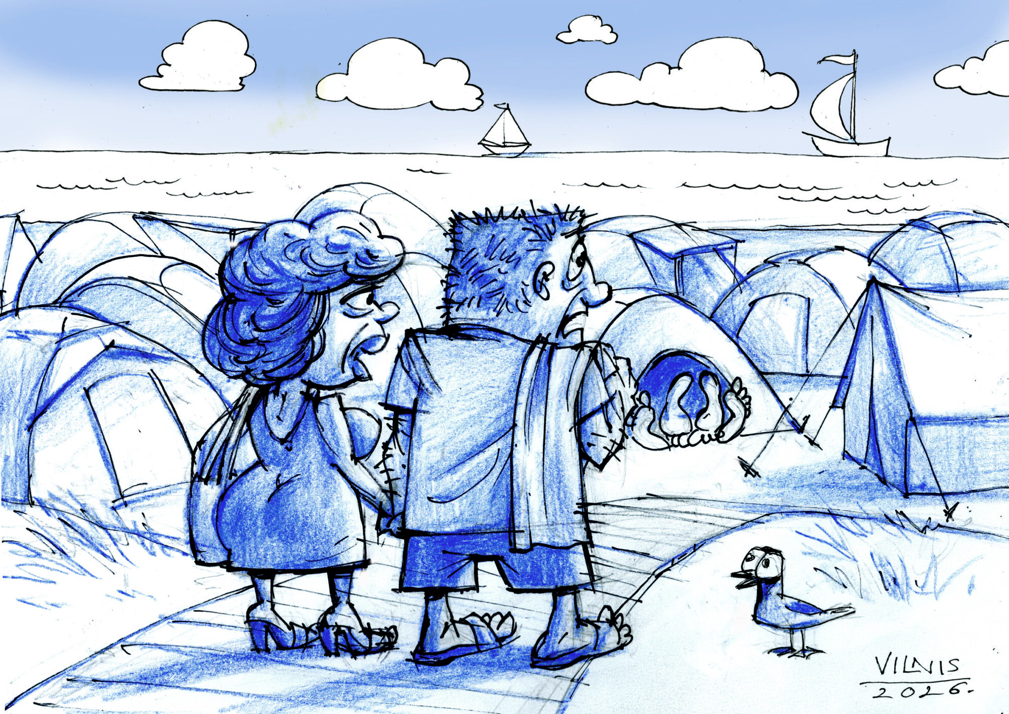 Karikatūra: Buferzona