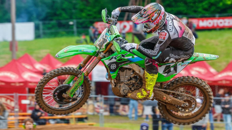 Jonasam Ķegumā piektā vieta MXGP posma otrajā braucienā