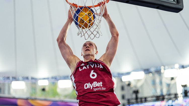 Latvijas 3×3 basketbolisti Pasaules kausā cīnās par medaļām