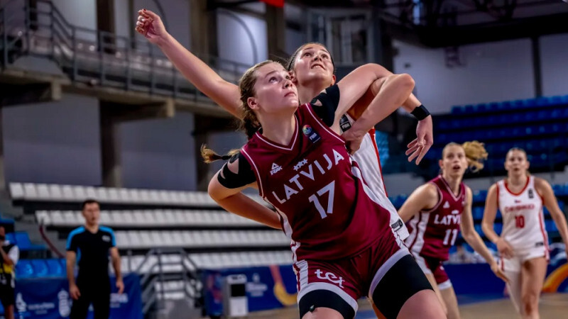 Latvijas U-18 basketbolistes Baltijas kausu noslēdz ar graujošu uzvaru pār Igauniju