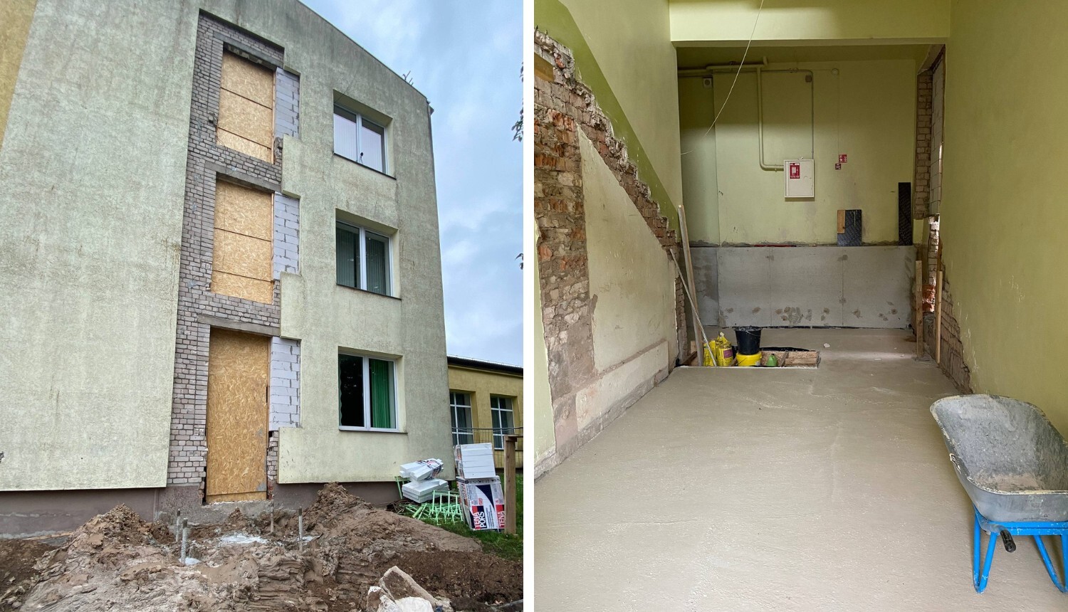 Latgale: Ludzas novada bibliotēkā turpinās lifta izbūve