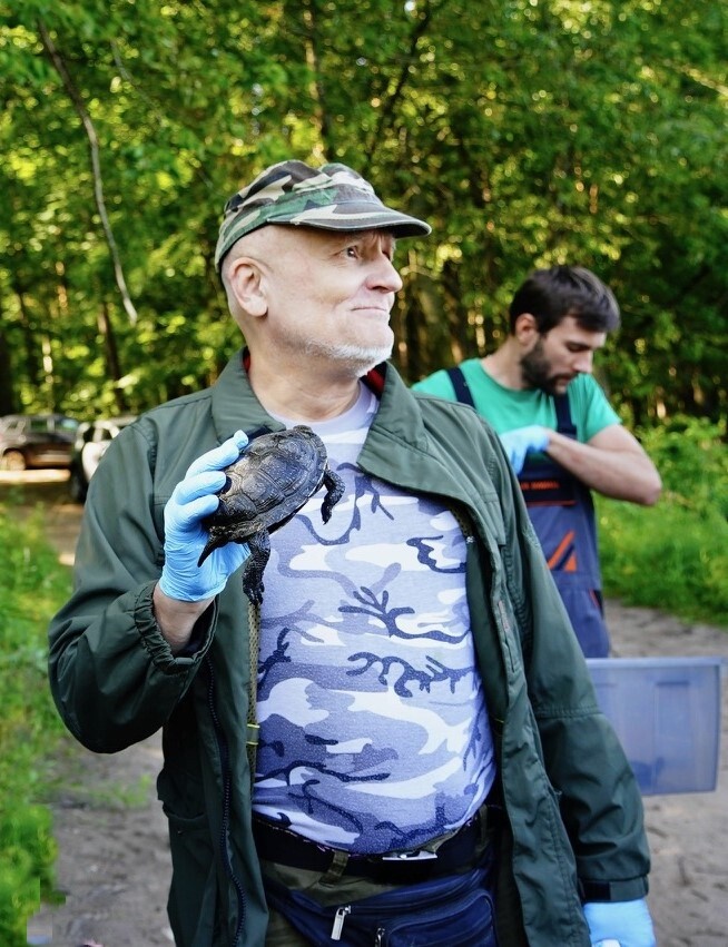 Latgale: Eiropas purva bruņurupučus palaiž dabā