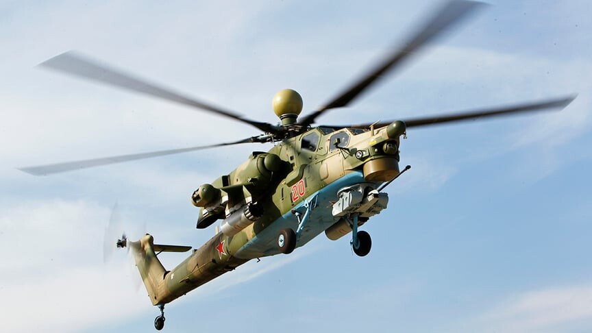 Ukraiņi notriekuši krievu helikopteri “Mi-28”