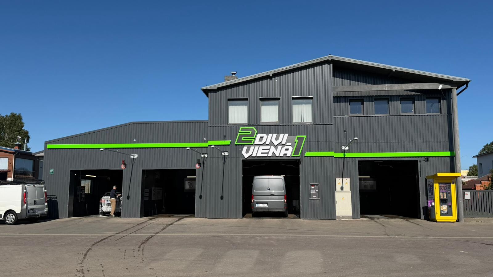 “DiviVienā” atver jau otro automazgātavu Liepājā – abonements no 5,50 € mēnesī darbojas abās lokācijās