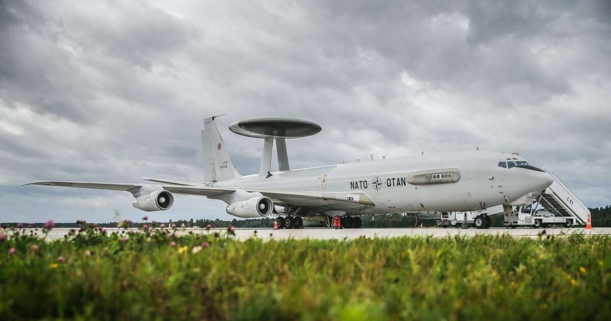 Lielvārdes bāzē nākamnedēļ nolaidīsies NATO agrīnās brīdināšanas un kontroles sistēmas lidmašīna