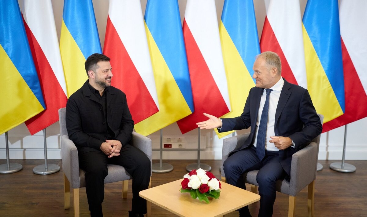 Video: Zelenskis ar Tusku apsprieduši “vēsturisko dialogu”