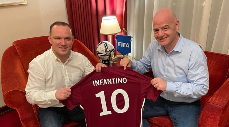 Latvijas Futbola federācija paziņojumā nostājas pret FIFA prezidenta plānu