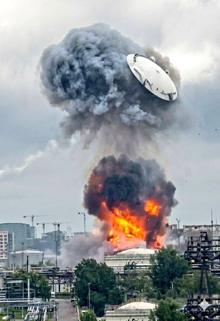 Ukrainas triecienā cietis Jeiskas naftas pārkraušanas komplekss