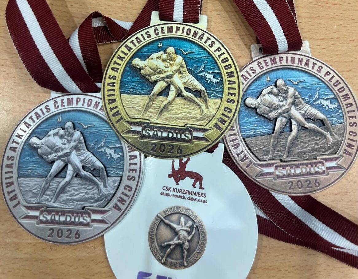 Latvijas atklātajā čempionātā pludmales cīņā liepājnieki pirmie komandu vērtējumā