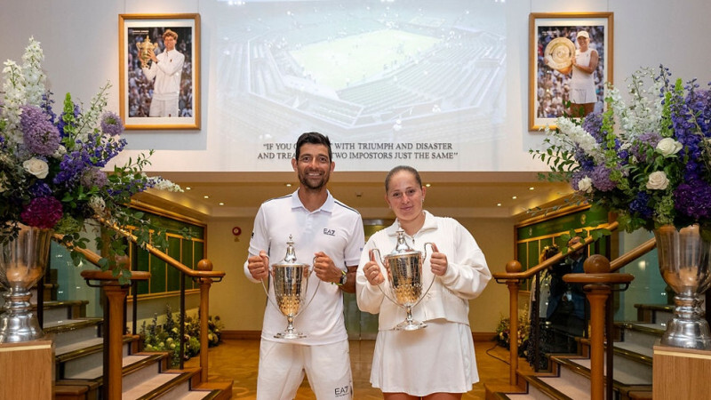 Vimbldonas jaukto dubultspēļu čempioni Ostapenko un Arevalo startēs kopā arī ASV atklātajā čempionātā