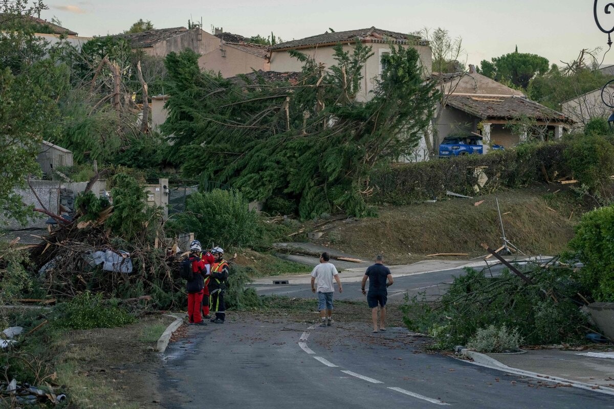 Video: Tornādo Francijas dienvidrietumos cietis 41 cilvēks
