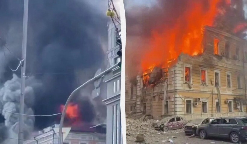 Krievu drons trāpījis Ukrainas Zinātņu akadēmijai