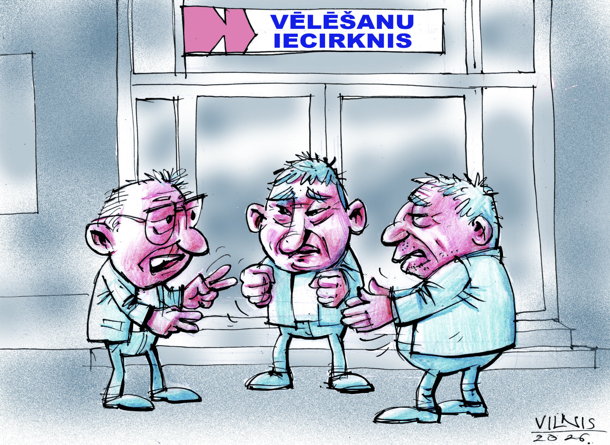 Karikatūra: Izvēle tavās rokās!