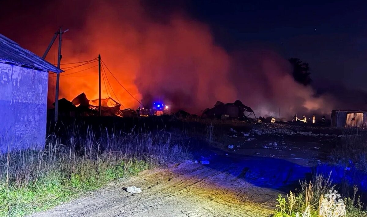 Krievijas pirotehnikas fabrikas ugunsgrēkā 14 bojāgājušie