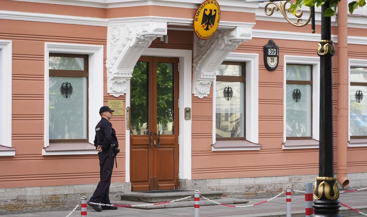 Krievija slēgs Vācijas ģenerālkonsulātu Sanktpēterburgā