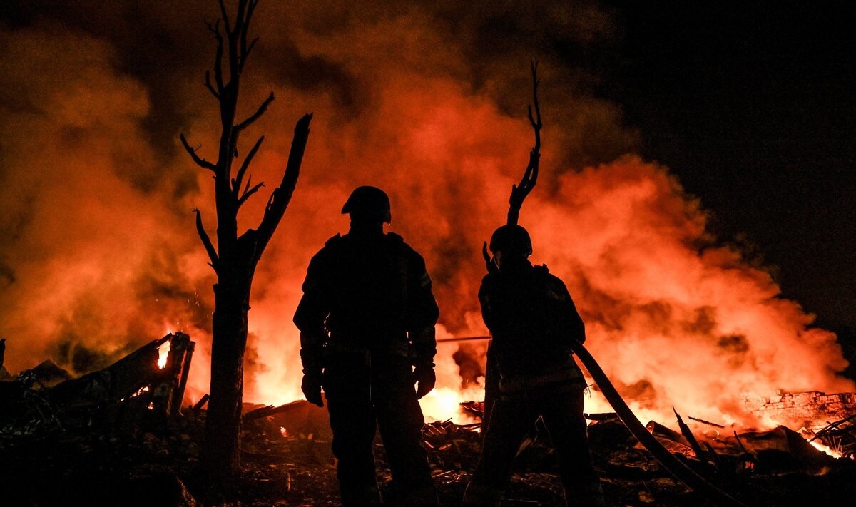 Krievija uzbrukusi Ukraina ar raķetēm un 129 droniem